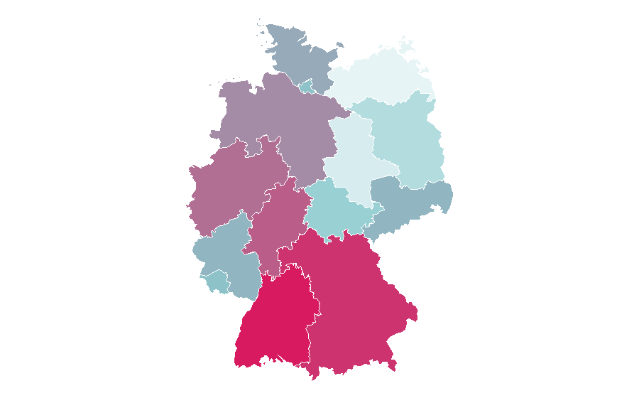 Affinity by region — Raspberry Pi, Germany
