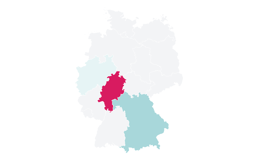 Affinity by region — Raster graphics editor, Germany