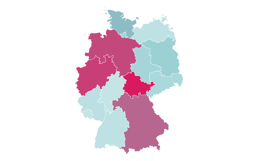 Affinity by region — Ray Dalton, Germany
