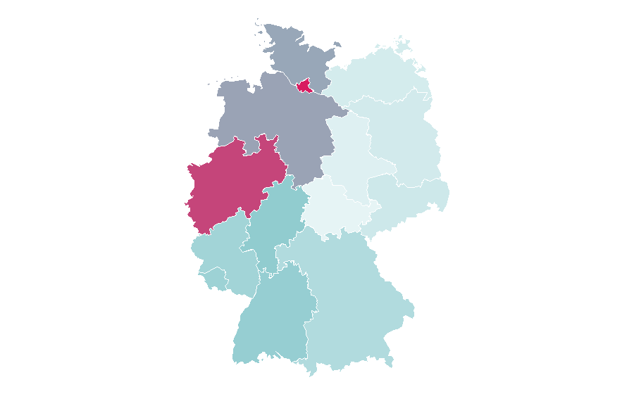 Affinity by region — RCD Mallorca, Germany