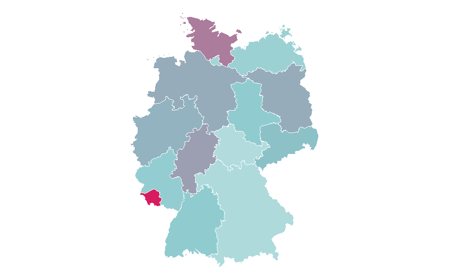 Affinity by region — Rea Garvey, Germany