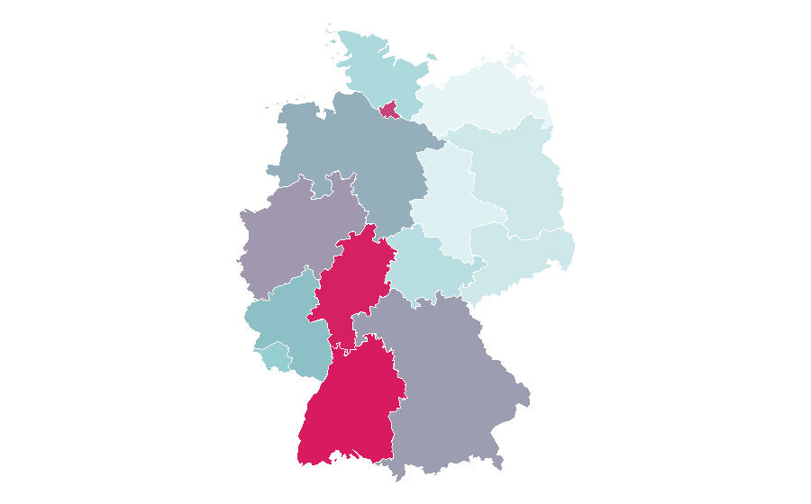 Affinity by region — Real Betis, Germany