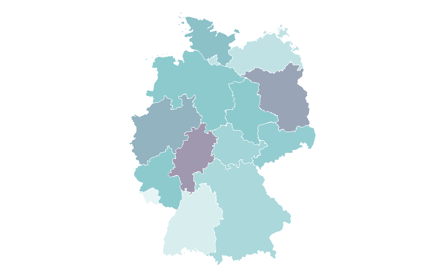 Affinity by region — Rebecca Ferguson, Germany