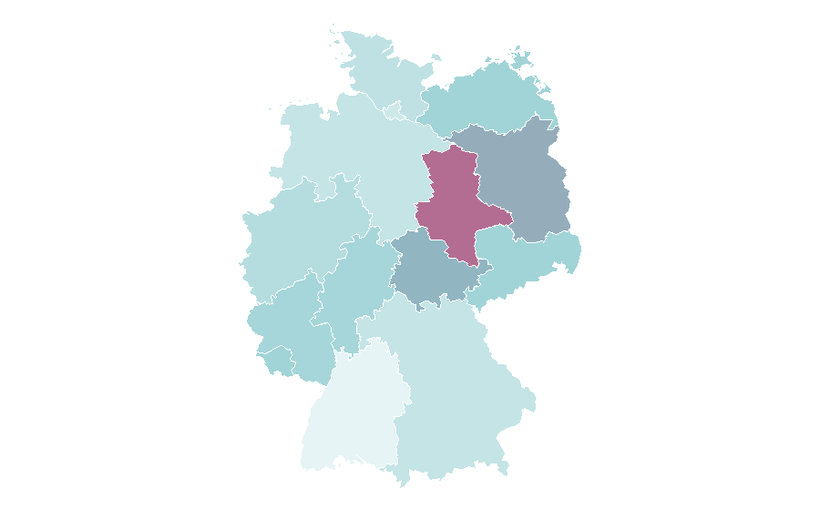 Affinity by region — Rebecca Hall, Germany
