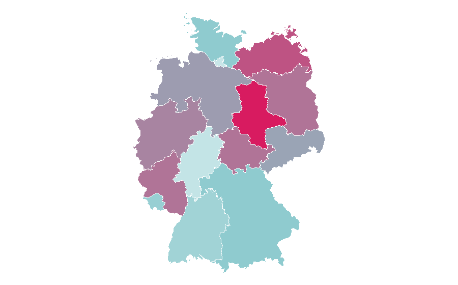 Affinity by region — Rebecca Mir, Germany