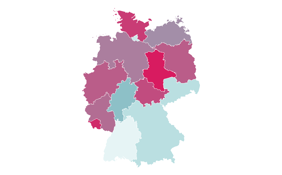 Affinity by region — Rebecca Romijn, Germany