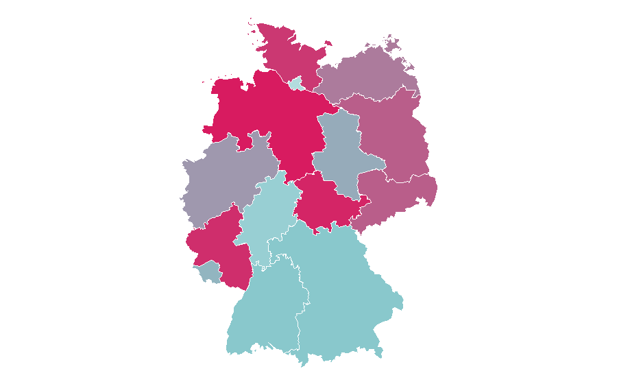 Afinidad por región — Rebuy, Alemania