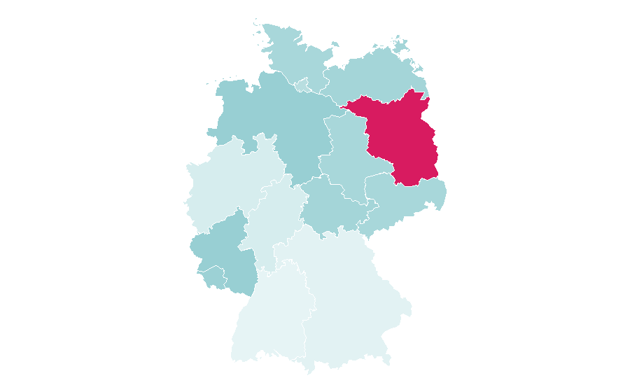 Affinità per regione — Record chart, Germania