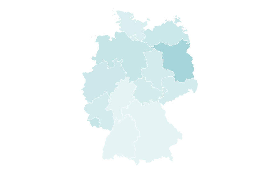 Affinité par région — Record producer, Allemagne