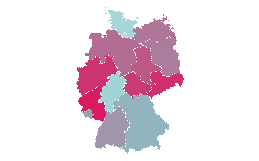 Affinity by region — Red Bull Racing, Germany