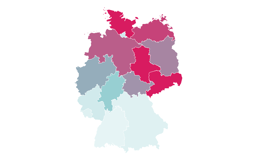 Affinity by region — Red Dead Redemption 2, Germany