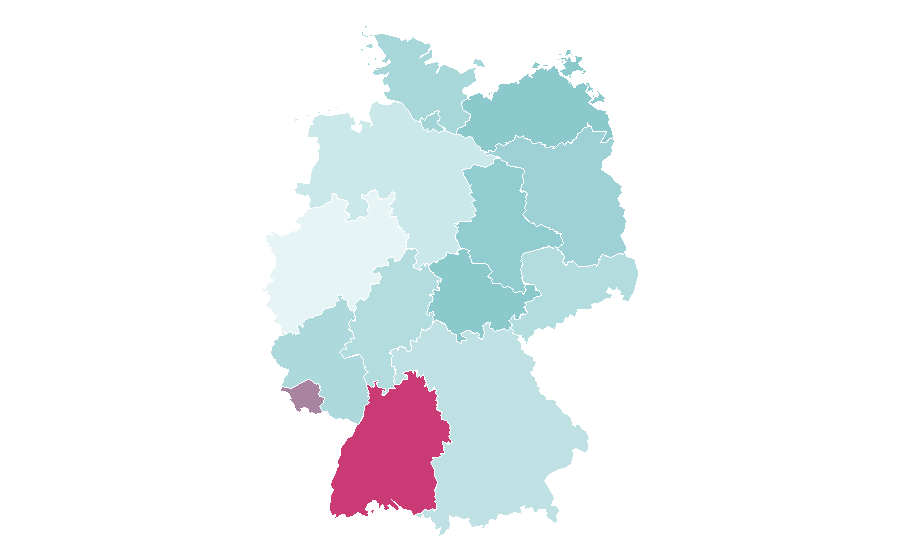 Affinity by region — Red Jacket, Germany