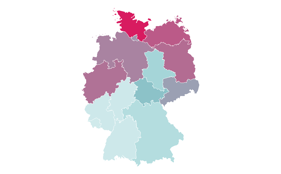 Affinity by region — Redbreast (whiskey), Germany
