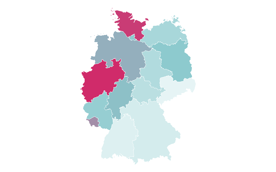 Affinity by region — RedEye, Germany