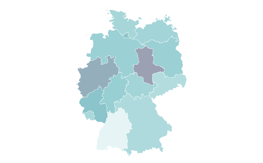 Affinity by region — Regina Hall, Germany