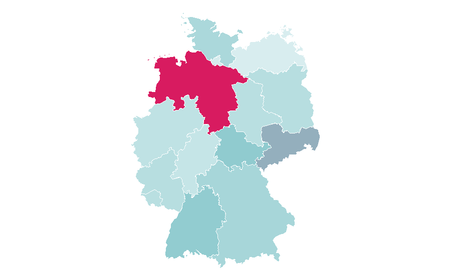 Affinity by region — Reichelt Elektronik, Germany