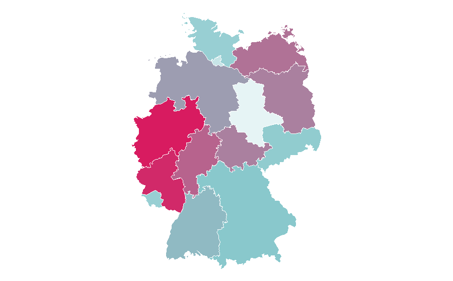 Affinity by region — Reign (TV series), Germany