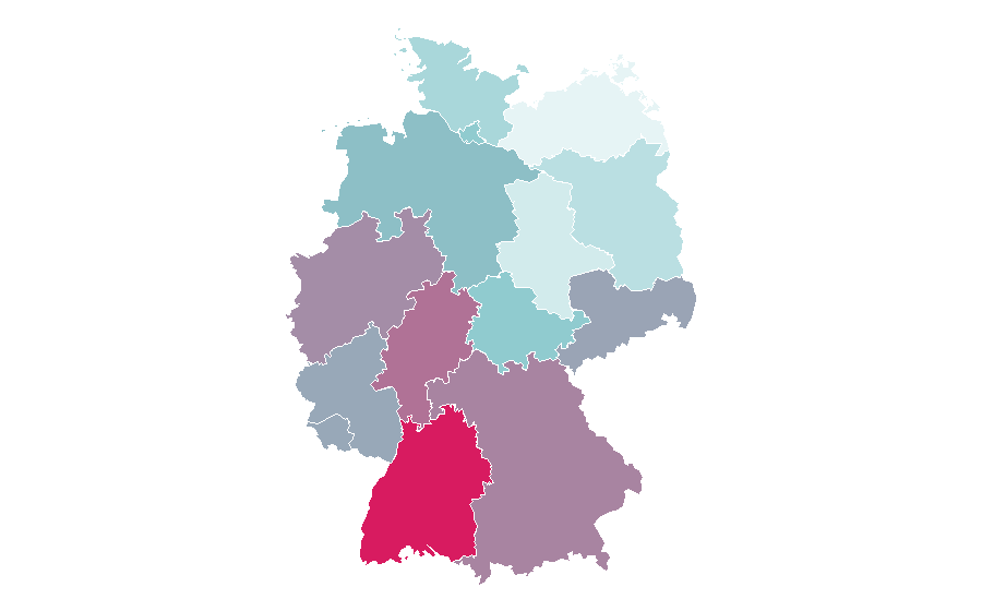 Affinity by region — Renault 5, Germany