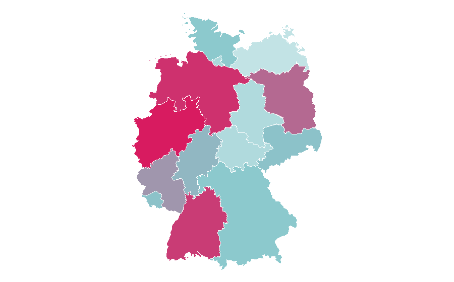 Affinity by region — Renault Scénic, Germany