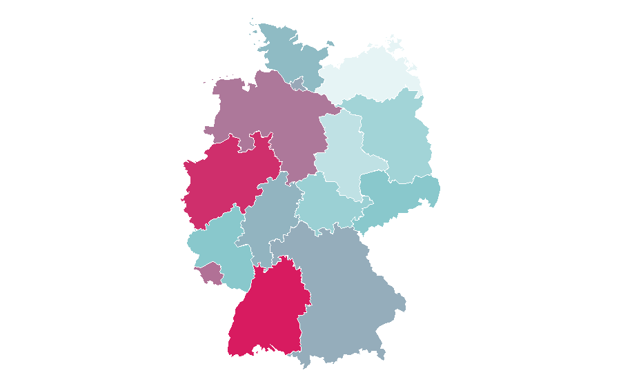 Affinity by region — Renault Twingo, Germany