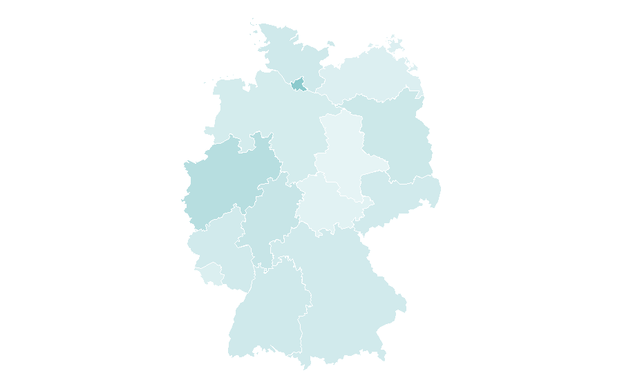 Affinity by region — Reneé Rapp, Germany