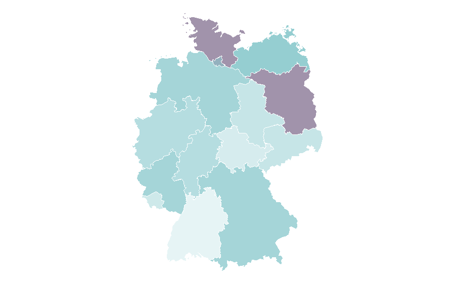 Affinity by region — Renée Zellweger, Germany