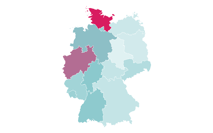 Affinity by region — Rent-to-own, Germany
