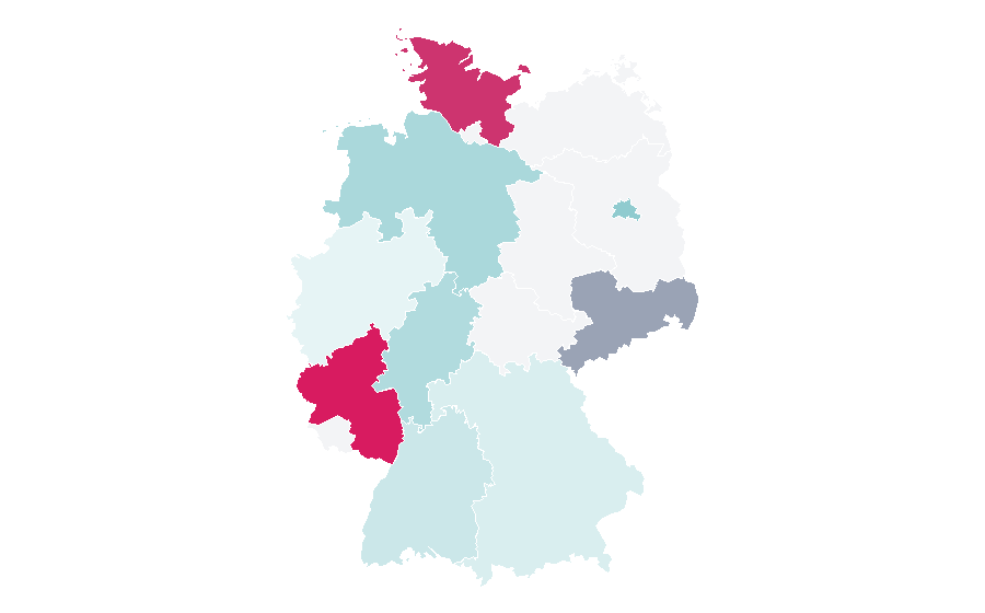 Affinity by region — Reproductive technology, Germany