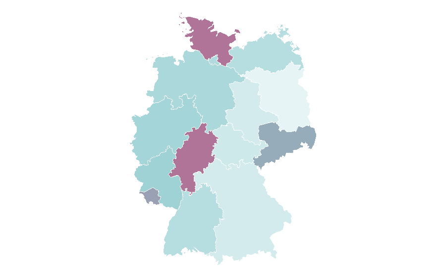 Affinità per regione — Rescue dog, Germania