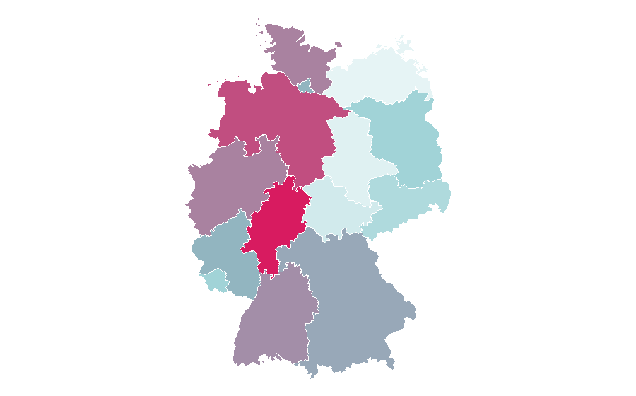 Affinity by region — Reseller, Germany