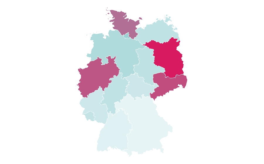 Affinity by region — Resident Evil 6, Germany