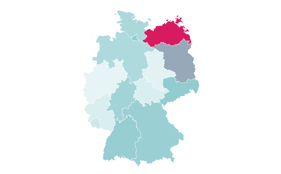 Affinity by region — Reuse, Germany