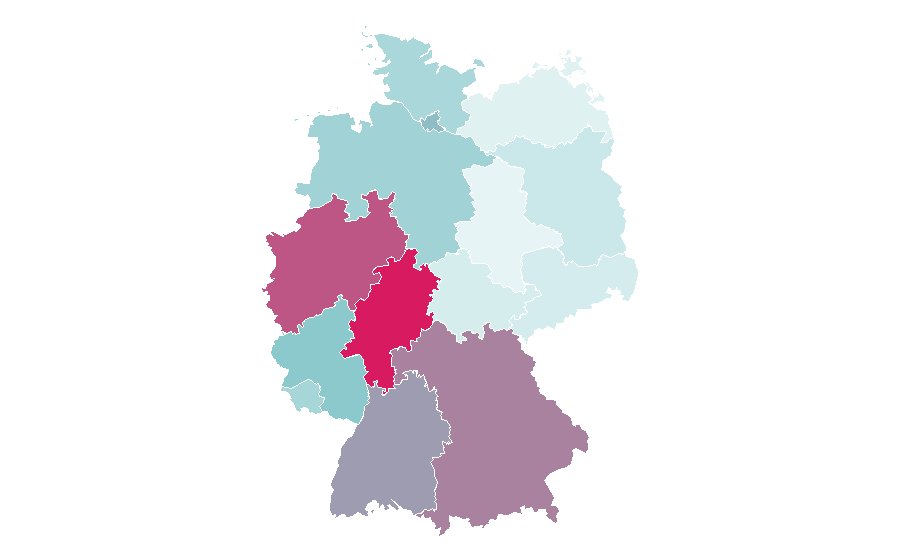 Affinity by region — Reuters, Germany