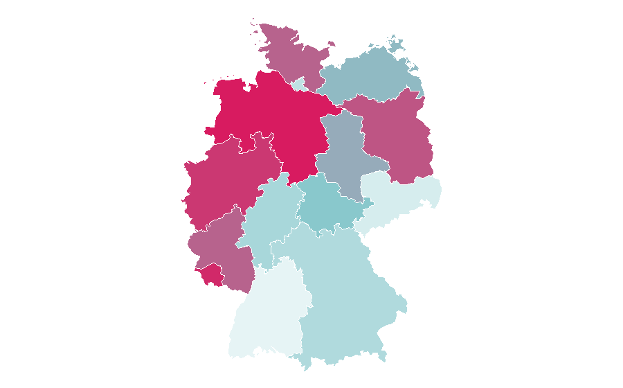 Affinity by region — Revenge (TV series), Germany