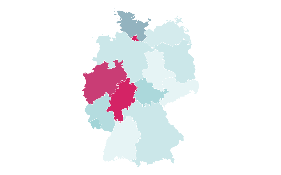 Affinità per regione — Rewe Bio, Germania