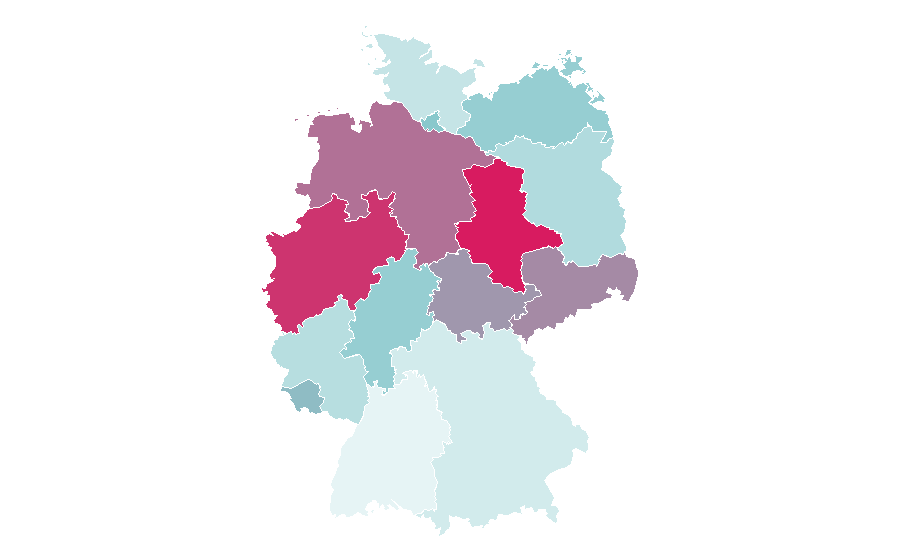 Affinity by region — rey mysterıo, Germany