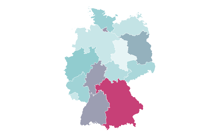 Affinity by region — Reykjavík, Germany