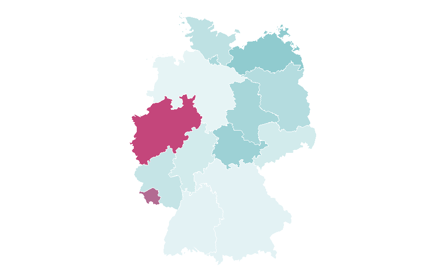 Affinity by region — RFC Seraing, Germany