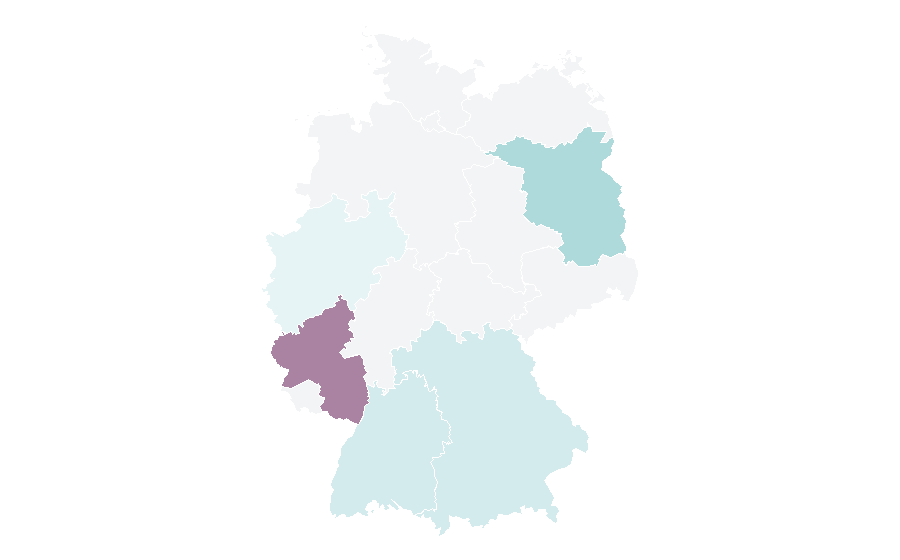 Affinity by region — Rheumatoid Arthritis awareness, Germany