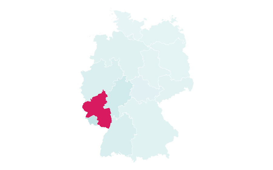Affinité par région — Rhineland-Palatinate, Allemagne