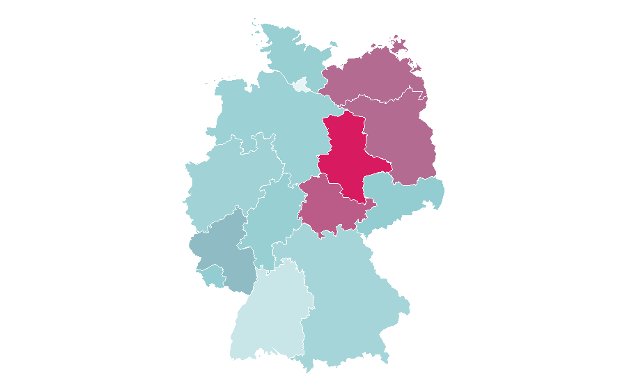 Affinity by region — Rhona Mitra, Germany