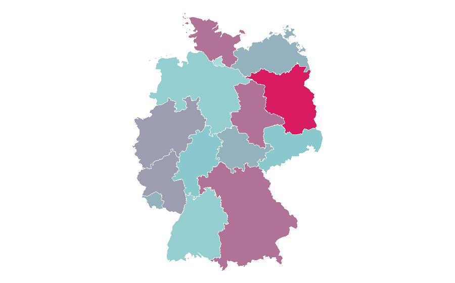 Afinidad por región — Richard Gere, Alemania