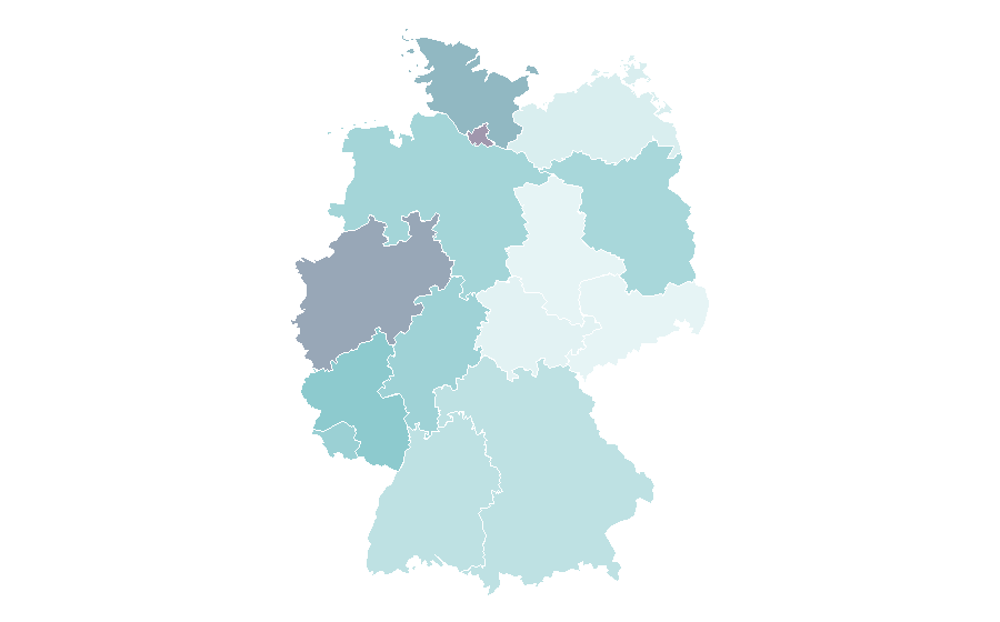 Affinity by region — Rico Rodriguez (actor), Germany