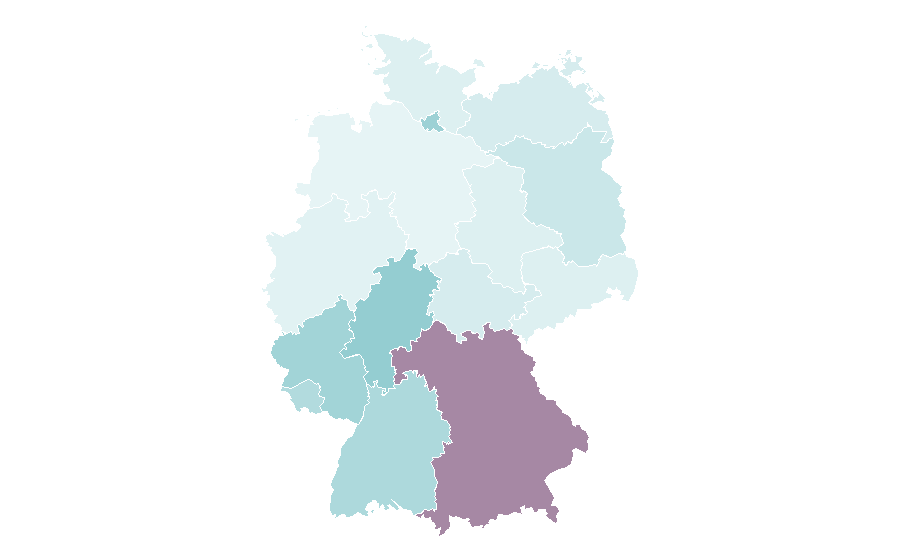 Affinity by region — Riding horse, Germany
