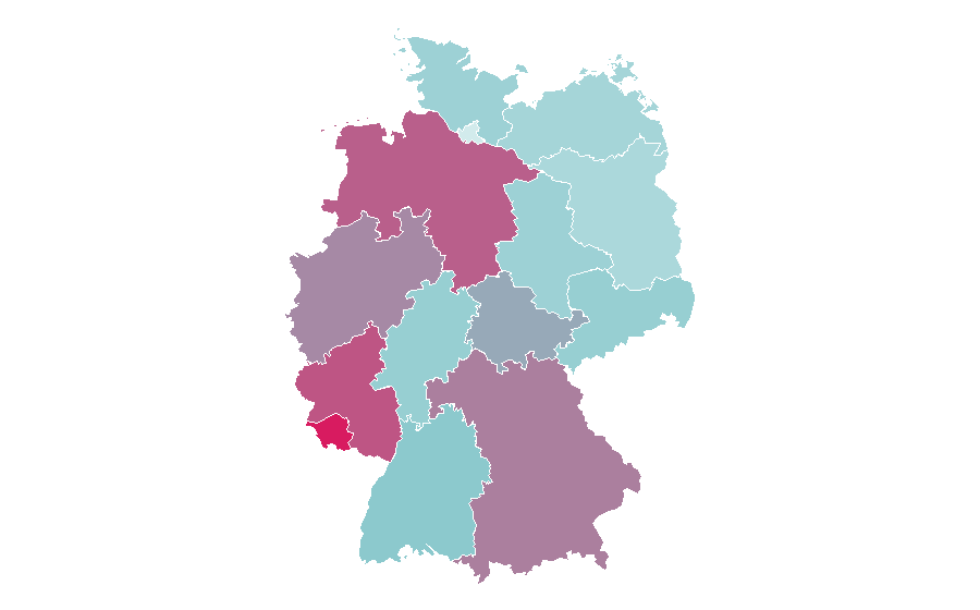 Affinity by region — Rieker Shoes, Germany