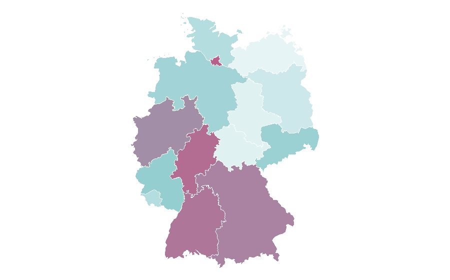 Affinité par région — Rihanna, Allemagne
