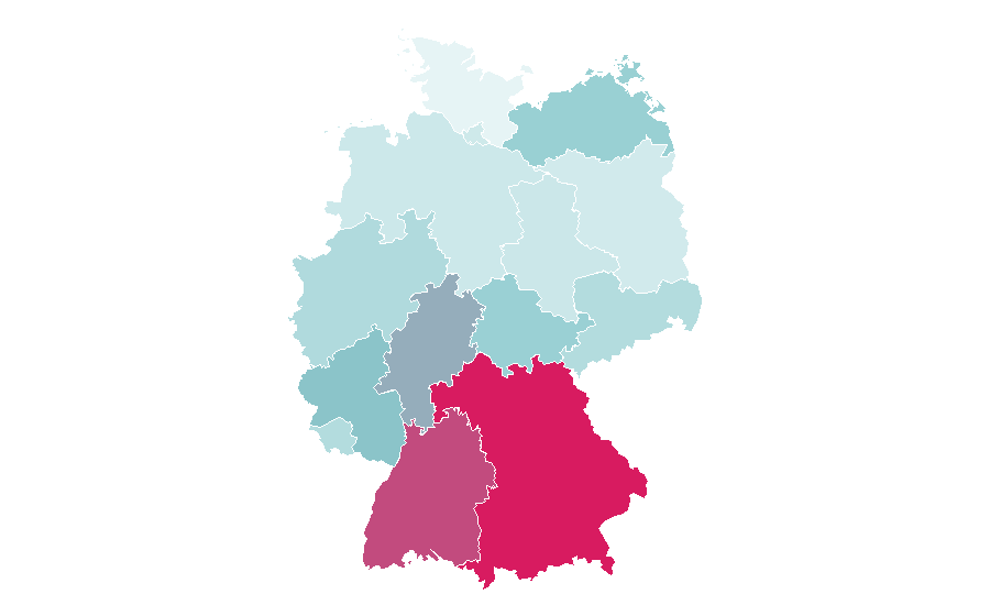 Affinity by region — Rimini, Germany