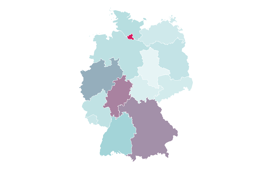 Affinity by region — Rimowa, Germany