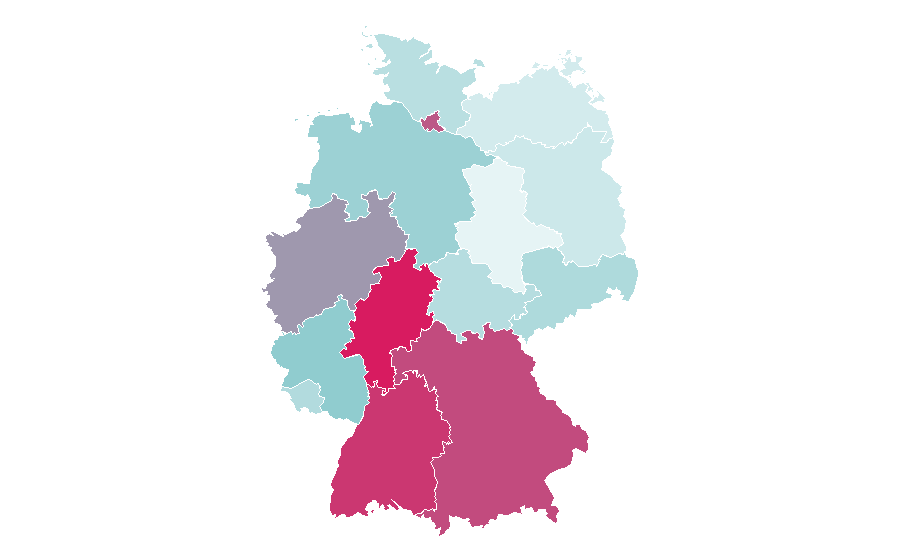 Affinity by region — Rio de Janeiro, Germany