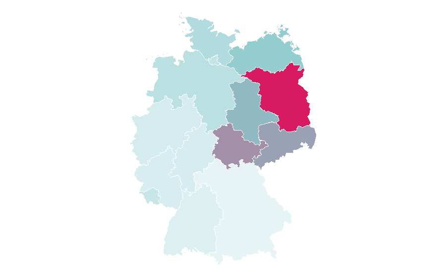 Affinity by region — Rio Reiser, Germany